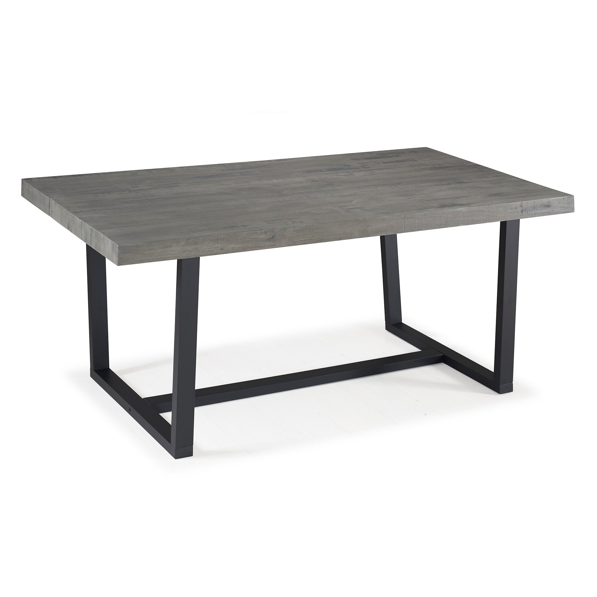 Forest Metal and Solid Distressed Dining Table - Dining Tables