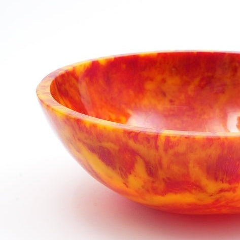 Resin Decorative Bowl - Orange - Bowls